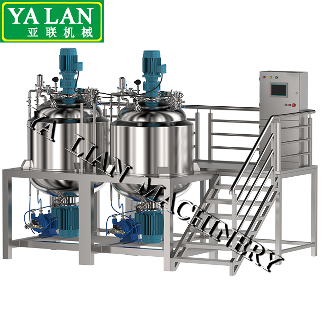 Skin Care Making Machine vacuum emulsifying and blending boiler