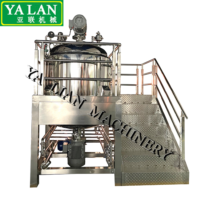 50L , 100L vacuum emulsifying homogenizing machine vacuum cosmetic mixing vacuum emulsifying mixer cosmetic Cream homogenizer