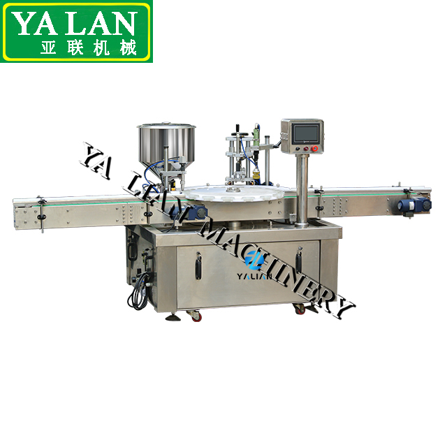 Automatic Dropper Bottle Filling Machine Rotary Table Cosmetic Essential Oil Filling And Capping Machine