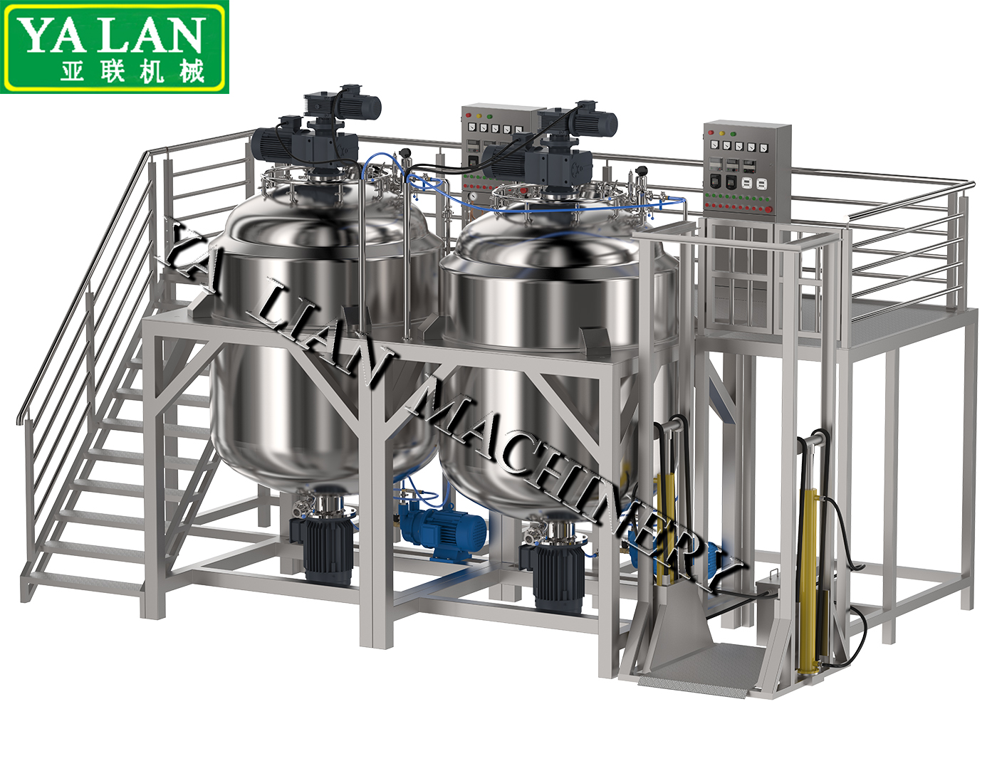 1000 L vacuum mixing tank2