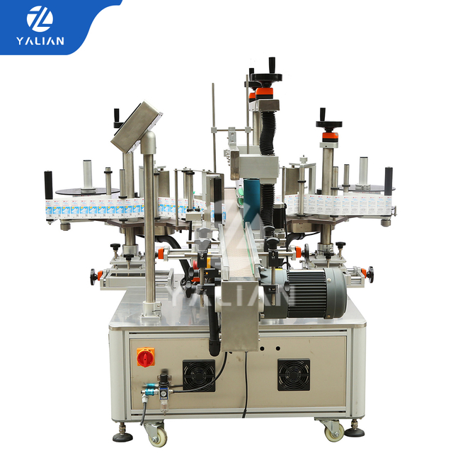 YALIAN Automatic Front And Back Side Sticker Labeling Machine 