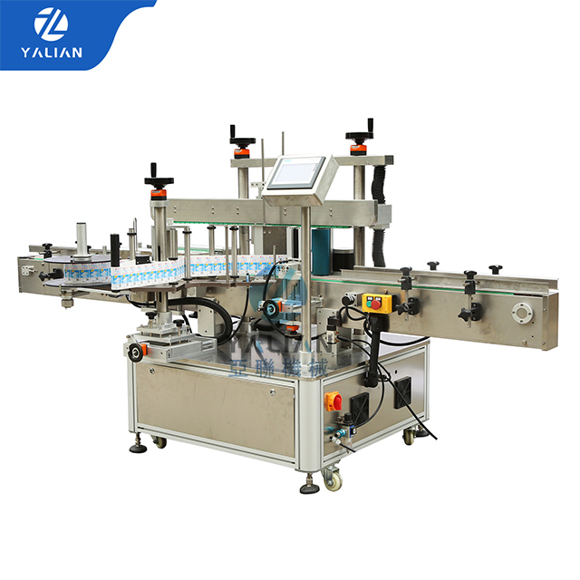 YALIAN Automatic Front And Back Side Sticker Labeling Machine 