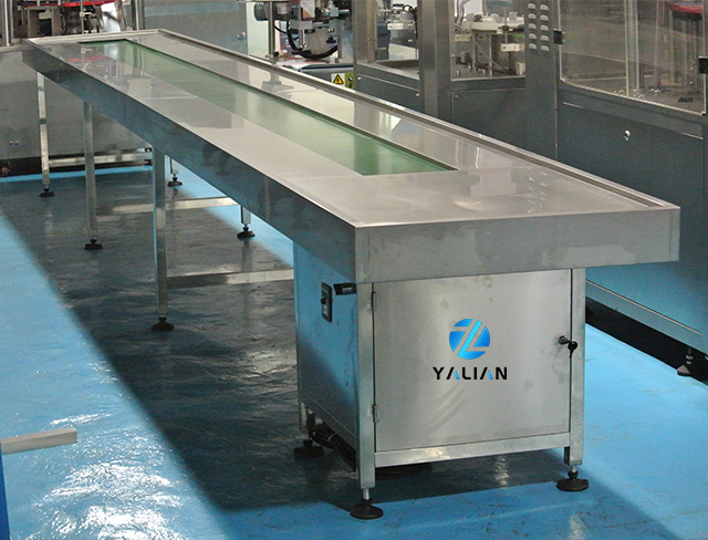 Cosmetic Stainless Steel Working Conveyor Belt stainless steel working table