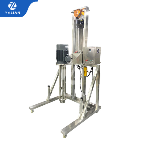 5.5KW Electric Lift High Shear Homogeneous Emulsifier Chemical Cosmetic Emulsifier Electric Lift Homogeneous